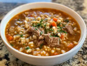 Beef and Barley Soup