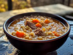 Beef and Barley Soup