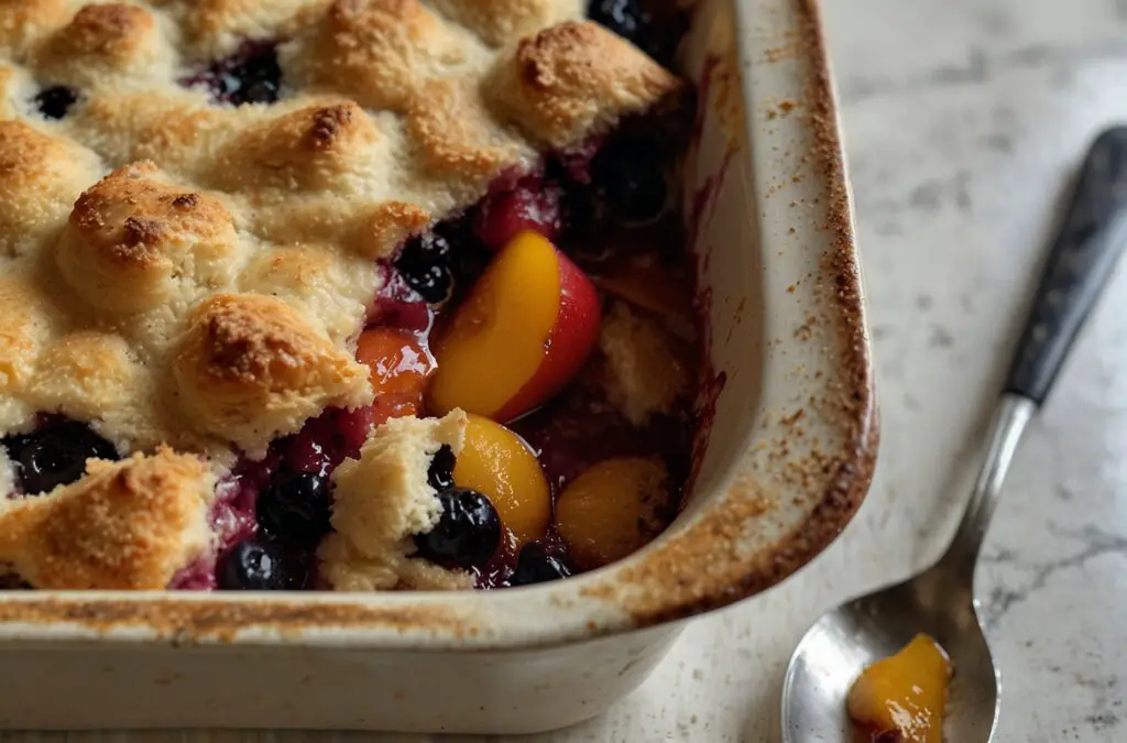 peach cobbler