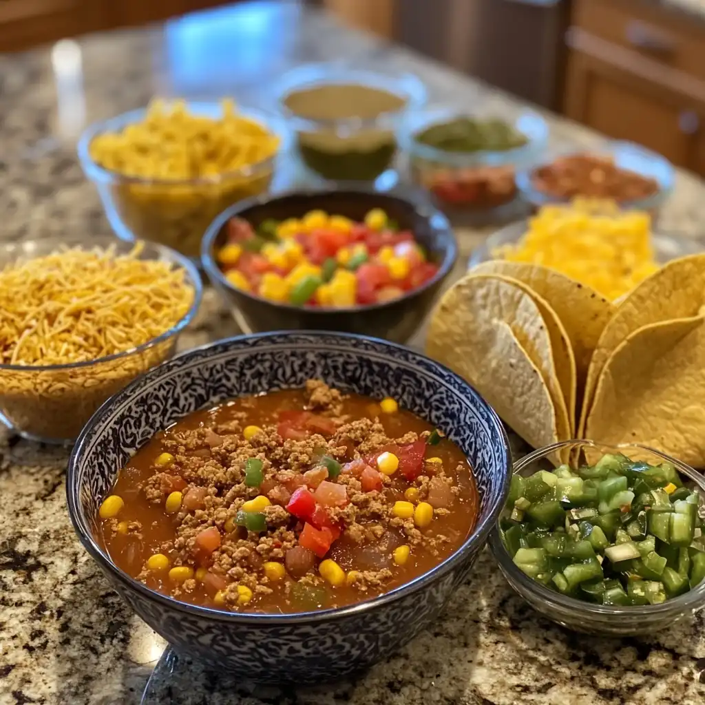 Easy Taco Soup ingredients