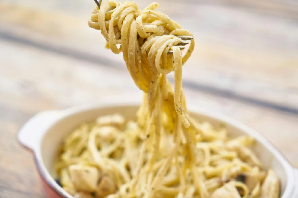 cheese wheel pasta ready