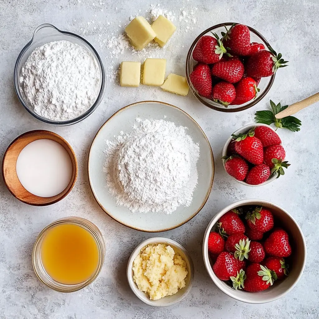 Strawberry Shortcake Ingredients