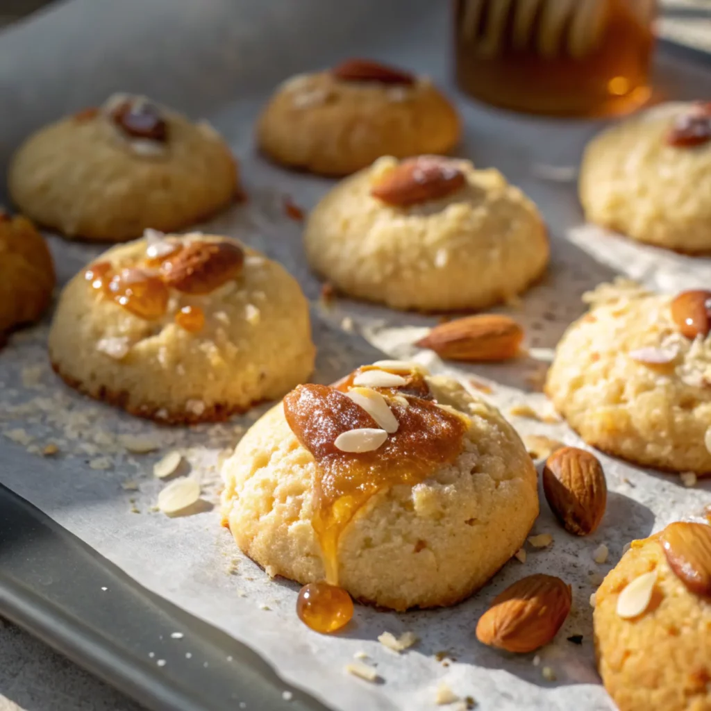 Flourless Almond & Honey Cottage Cheese Cookies