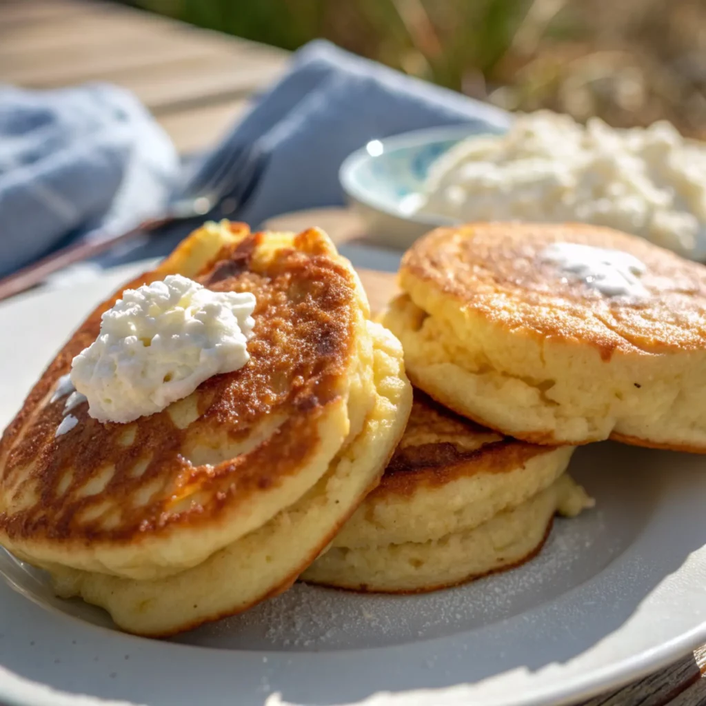 3-Minute Blender Cottage Cheese Pancakes