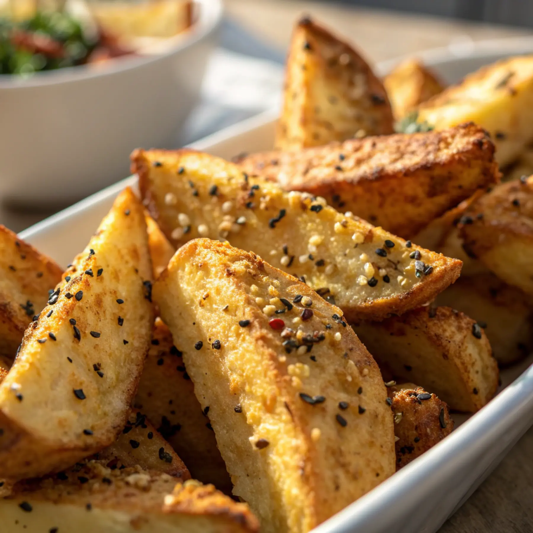 High-Protein "Everything Bagel" Savory Wedges