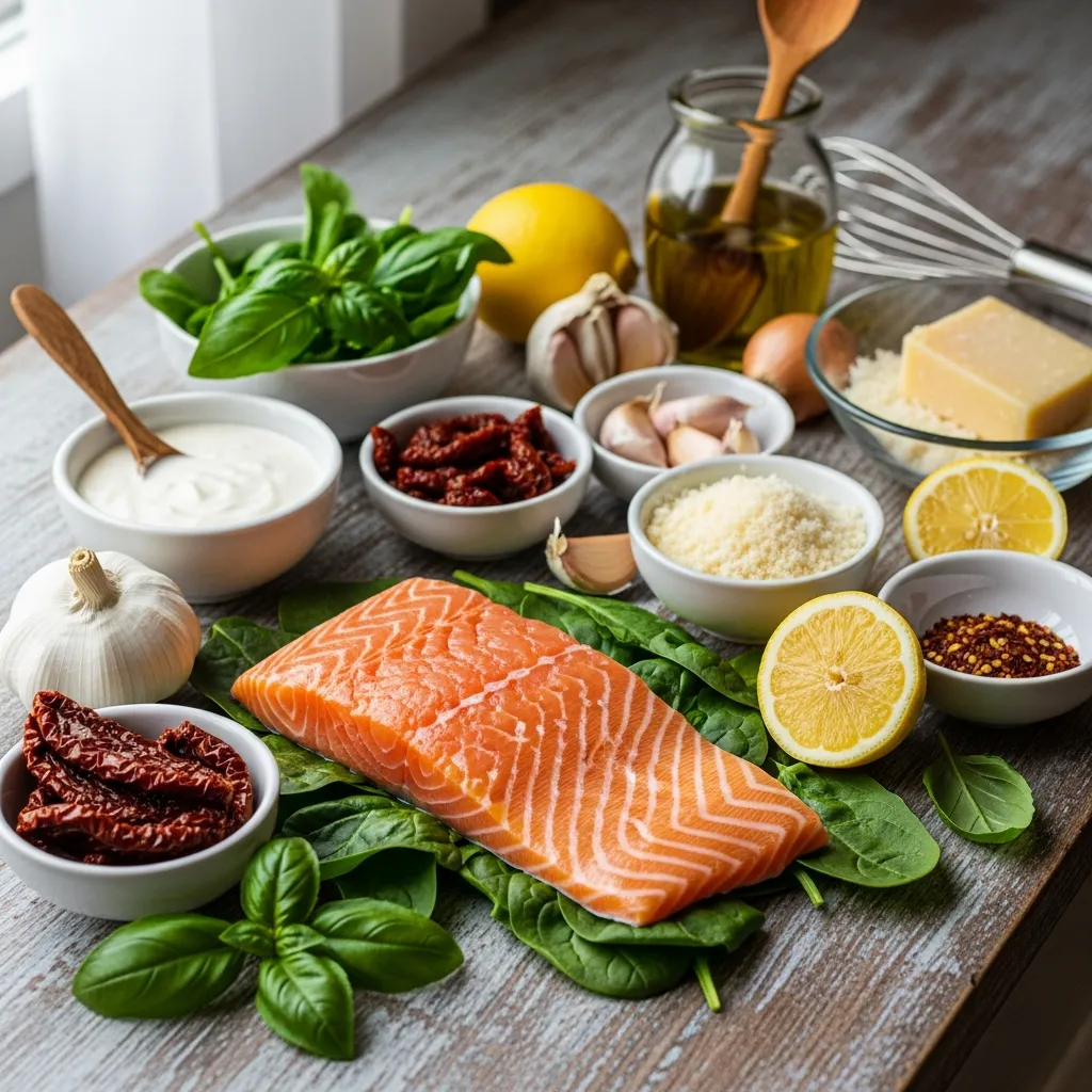 Ingredients for Marry Me Salmon