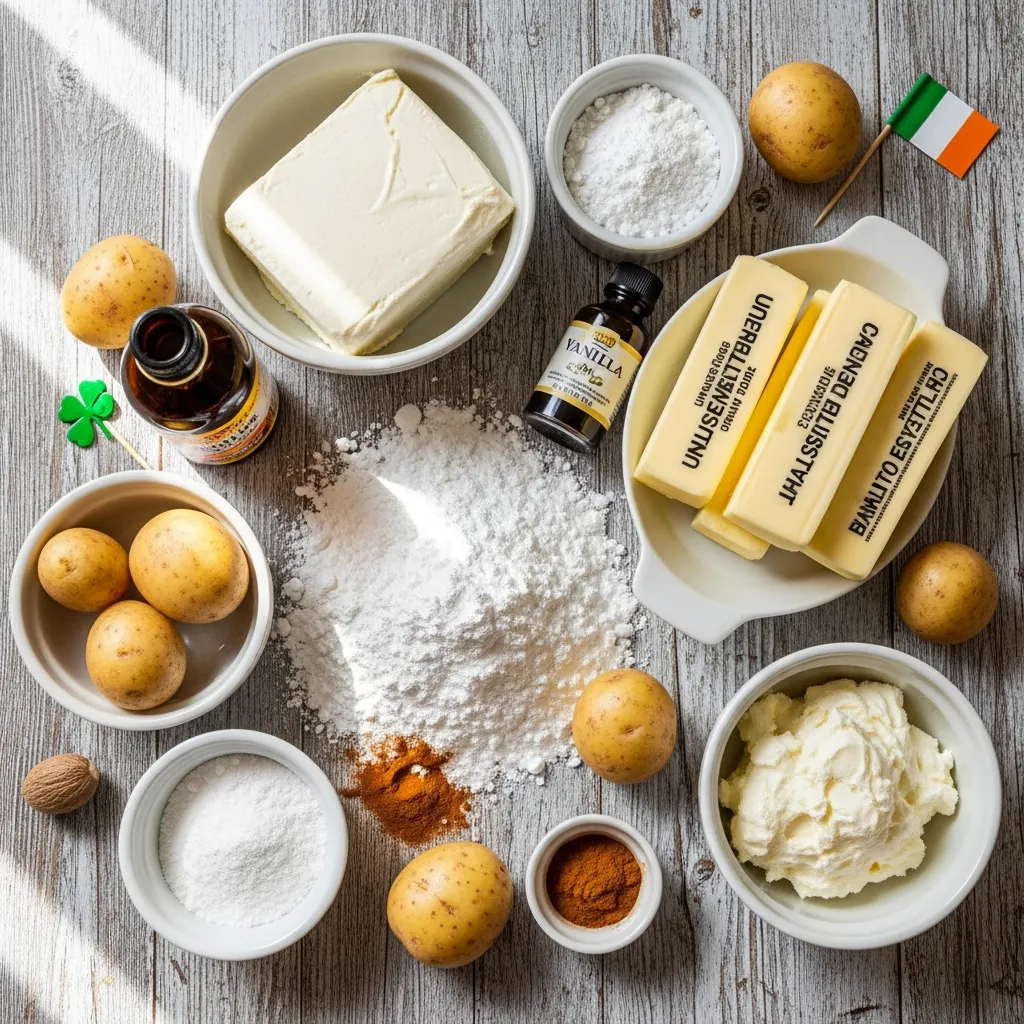Ingredients for Irish Potato Candy