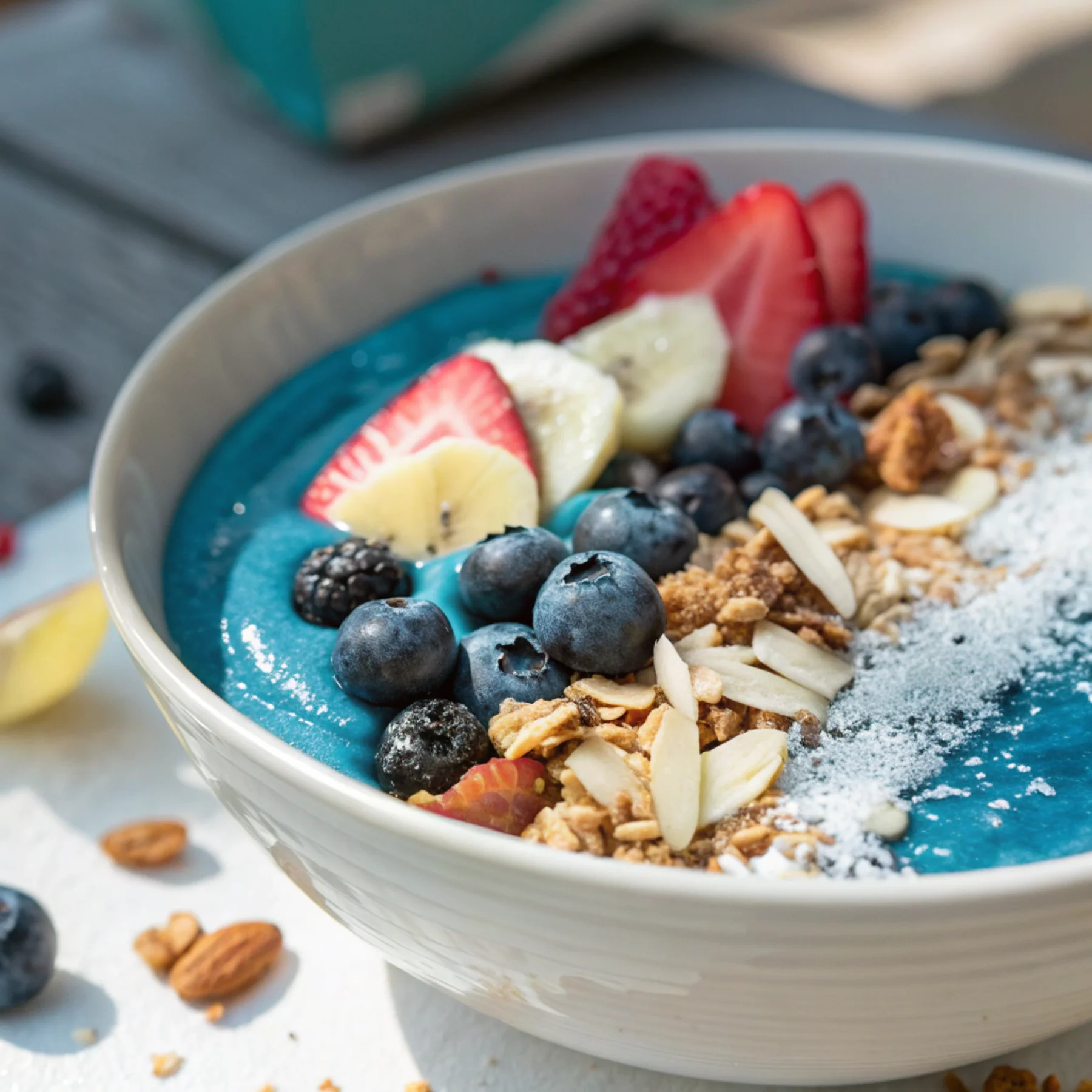 Cool Blue Spirulina Smoothie Bowl